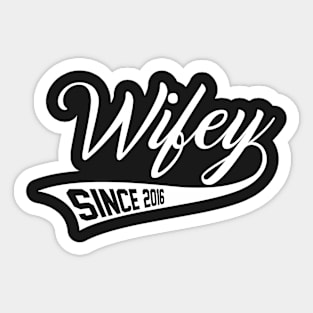 Women's Wifey Shirt Shirt Sticker